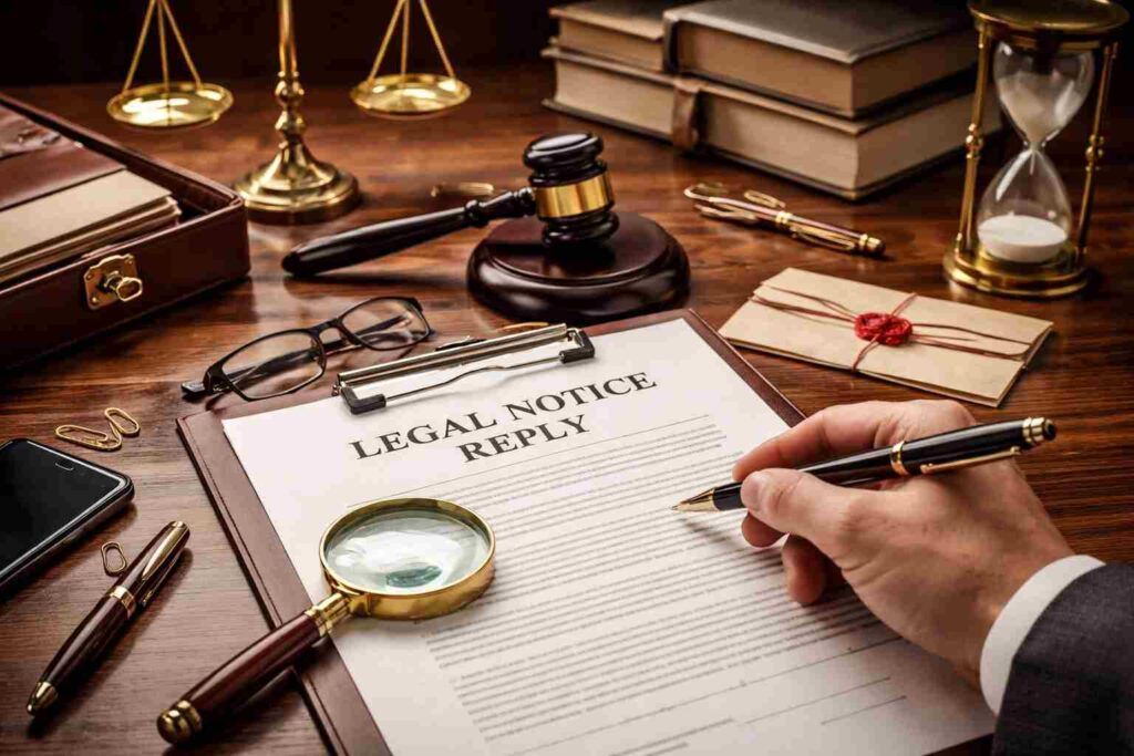 legal notice reply